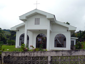 The church at the Cerro San Jose.