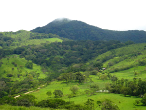 The neighboring mountain, Cerro San Jose, the highest in Guanacaste Province. 