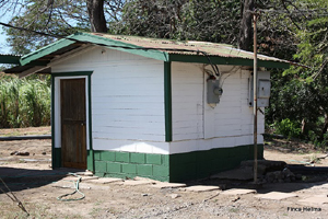 The electrical building houses the 440 kw onnections and the 25 kw transformers.