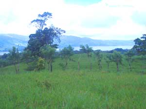 Lake Arenal to the northwest.