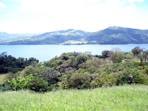 There are great views of Lake Arenal and also the volcano.