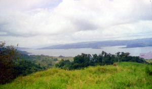 From the acreage there is a great view down the 24-mile-long Lake Arenal.