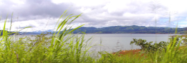 The huge property has in parts broad views of Lake Arenal.