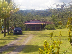 There is a ranch house on the finca.