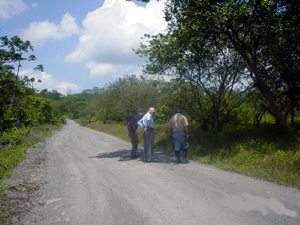 the road to El Castillo, and, along the way, Arenal Observatory Lodge and Sky Tram, is one of two bordering the property.