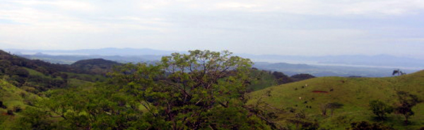 The 20-acre property provides beautiful wide views over the whole of the Gulf of Nicoya.