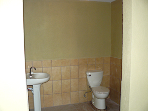 Each commerical space has a large handicapped accessible bathroom.