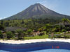 The full-featured 46-room hotel is in a prime location for Arenal Volcano tourists.