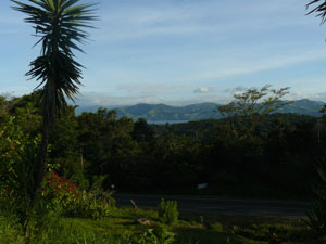 The the lot's wide building pad, there are nice territorial views and this lake view. 