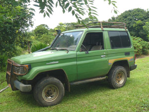 A 4WD car is included in the sale. 