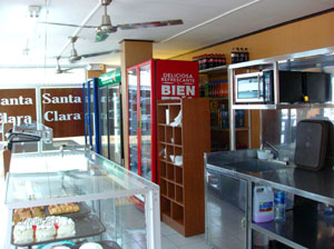 Inside the bakery, which leases the space from the building owner.