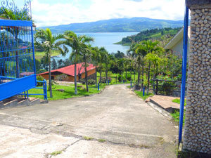 Beside the condos is the entrance to the Arenal Country Club.