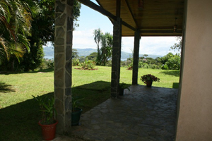 A view from the veranda.