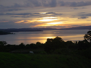 This shot at dusk illustrates the intriguing play of light through the day.