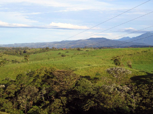 A view to the north end of Lake Arenal. 