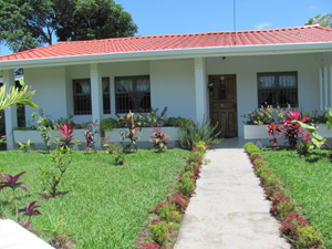 The home and landscaping are in perfect condition.