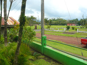 Tronadora's huge soccer field, the actual center of the village, is less than 100 yards from the house.