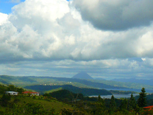 Arenal Volcano is part of the extraordinary vista from the veranda.