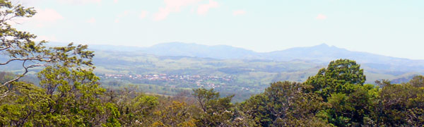 The home has great western views including the town of Tilaran.  