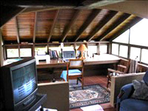 The second-floor office.