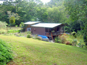 This view shows the original house before the addition.