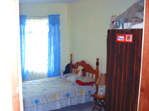 Bedroom 3 is also quite large, advantaged by home's unique footprint.