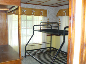 The four fairly large bedrooms hae closets and large windows.