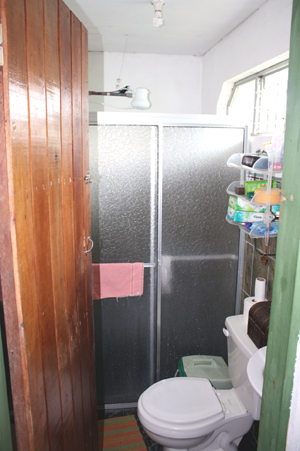 One of two bathrooms.