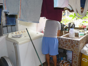 Laundry room.