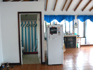 The family room has a full bathroom and a kitchen/wet bar.