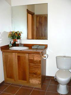 The second bathroom.