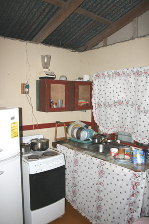 One of the 2 kitchens.