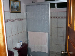 One of the two bathrooms.