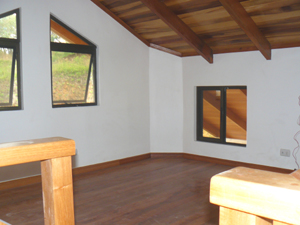 The loft is a fairly large space and could serve as a bedroom or TV room or other use.