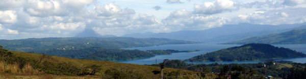 Tge house has a great view of the Arenal Volcano as well as miles and lake and mountain terrain.