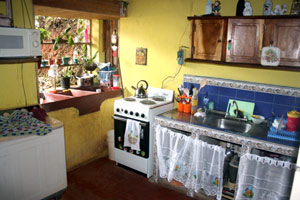 The kitchen.