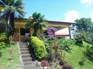 Entrance to property from street on south side.