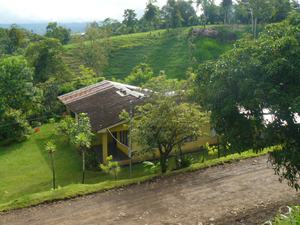 The house as seen from a home across the Chimurria road. 