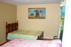 One of the bedrooms.