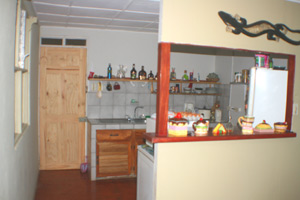 The Tico-style kitchen has been updated.