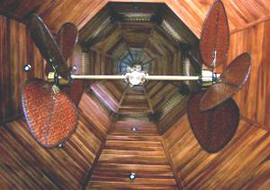 The cathedral ceiling is of beautiful Costa Rican hardwoods.