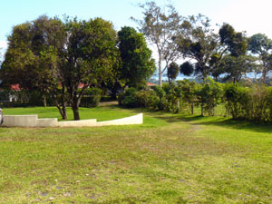 Across the lane is one neighbor and this view of the lake.