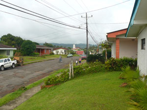 About 4 blocks away is the center of Nuevo Arenal.