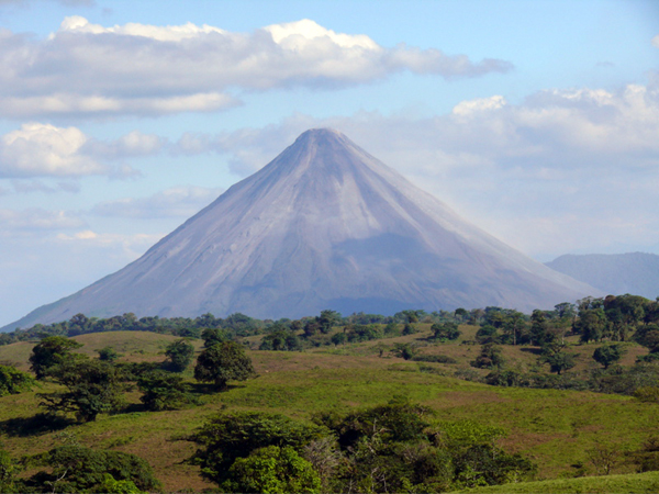 The home, like other homes and lots in Bella Vista, has a truly spectacular view of Arenal Volcano.