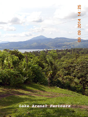 Front yard and lake view