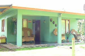 The house fronts on Chimurria (El Roble) road.