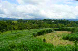 The village of Tronadora as viewed from the house. 