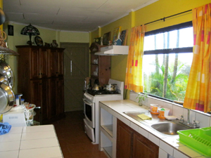 The kitchen.