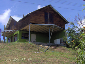 The 2-story house has a great vantage poit for 360-degree views, including Coastal mountains, Tempisque River system, the Gulf of Nicoya, and Tilaran.