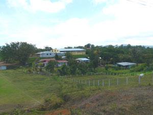 Parcelas is built around a huge soccer field and a community center. 